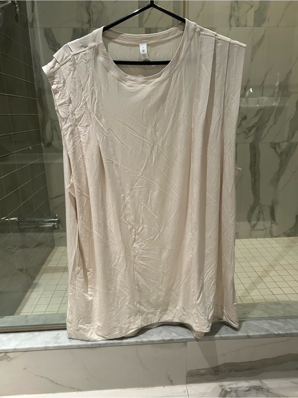 Lululemon athletica Soft cream Sleeveless Tunic Top